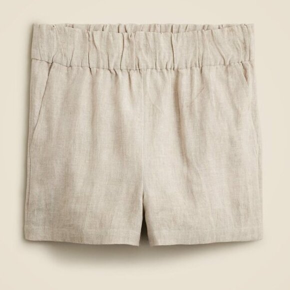 J.Crew Tropez Short in Linen Flax - Picture 2 of 6